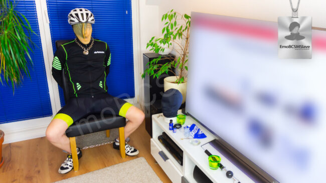 Emo Cyclist Breath Control Session Vaccum Mask Part