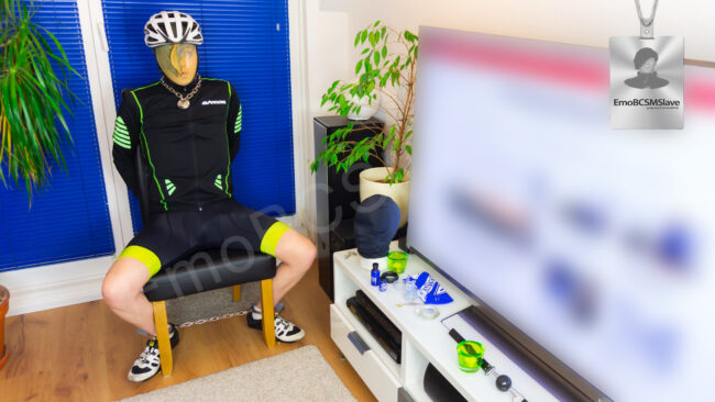 Emo Cyclist Breath Control Session Vaccum Mask Part